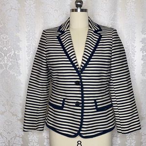 Ann Taylor loft striped blazer